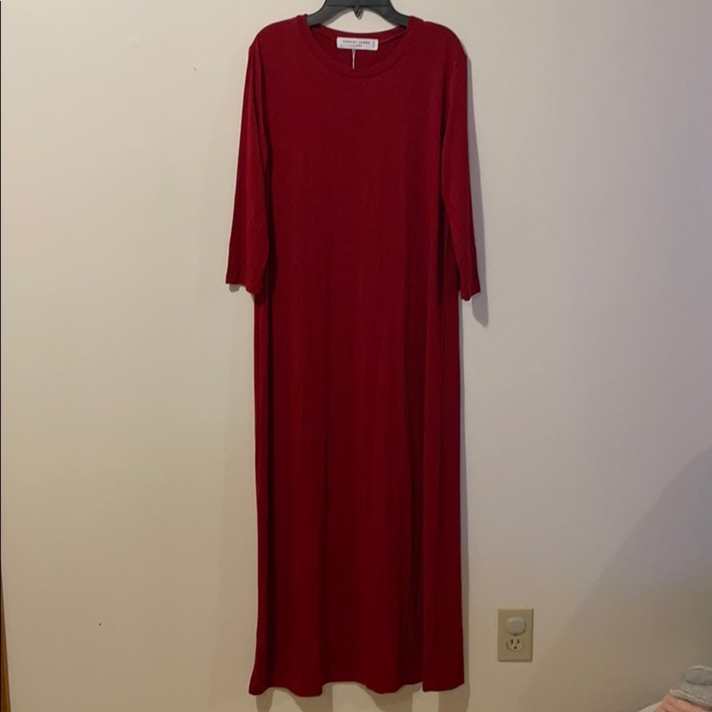NWT Sonnet James Long Sleeve Red Dress XS